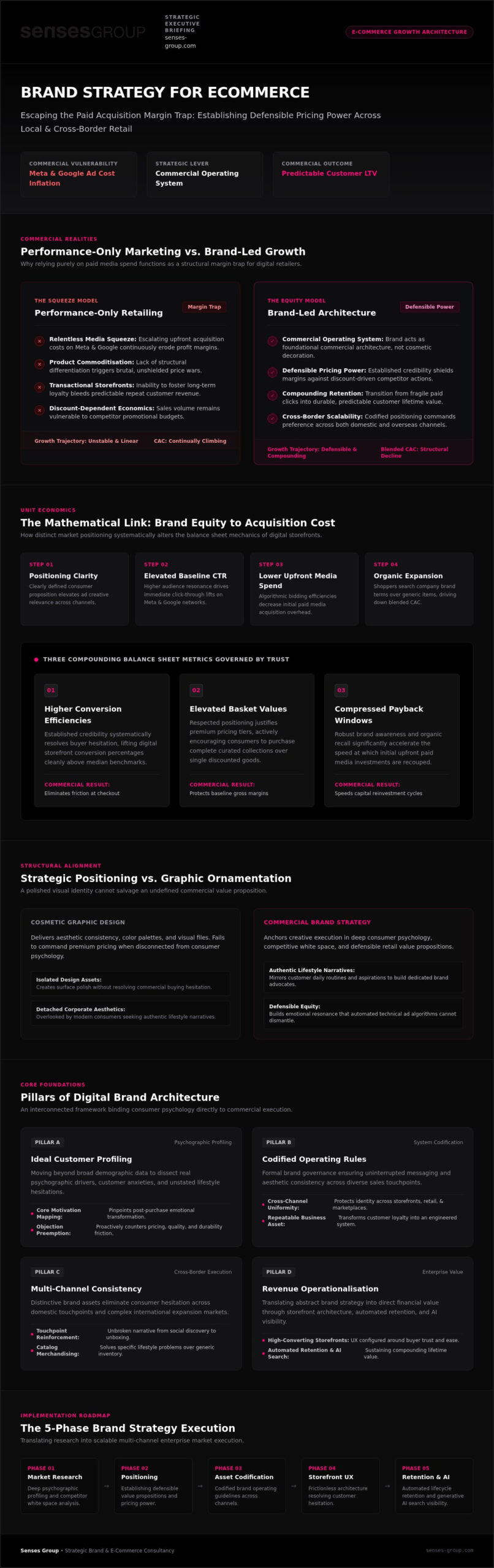 Ecommerce Brand Strategy: Architecture for Scalable Growth